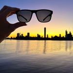 Yellowfin Polarised Square Fishing Sunglasses with Blue Mirror Lens